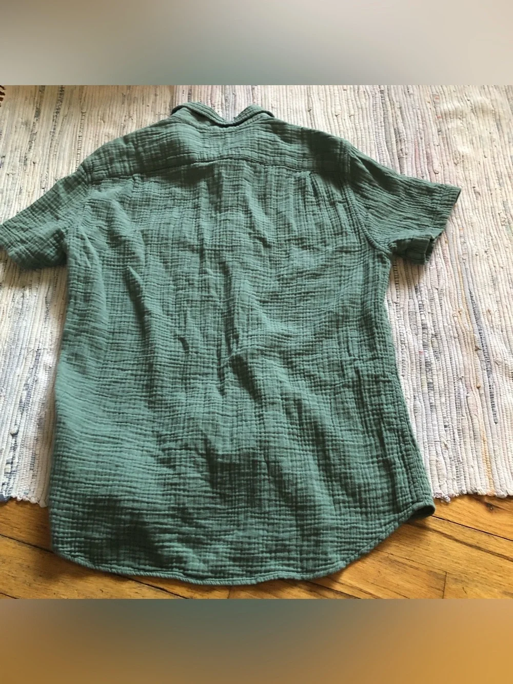J crew topiary Short-sleeve gauze shirt